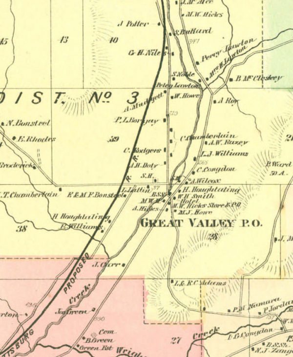 1869 CATTARAUGUS Co ATLAS ON CD - Image 2