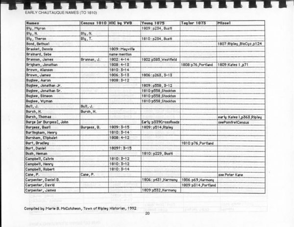 TOWN OF RIPLEY NY STATE AND FEDERAL CENSUS - Image 3